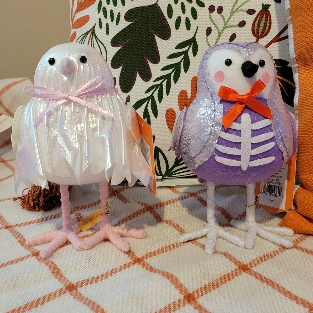 NWT Set Of 2 Hyde And Eek Halloween Birds